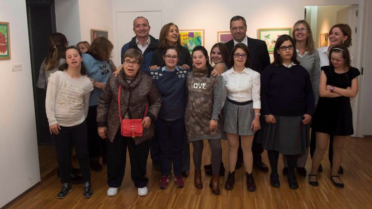 El Centro Cultural Padre Vallet acoge la muestra “Pinceles para la Inclusión”