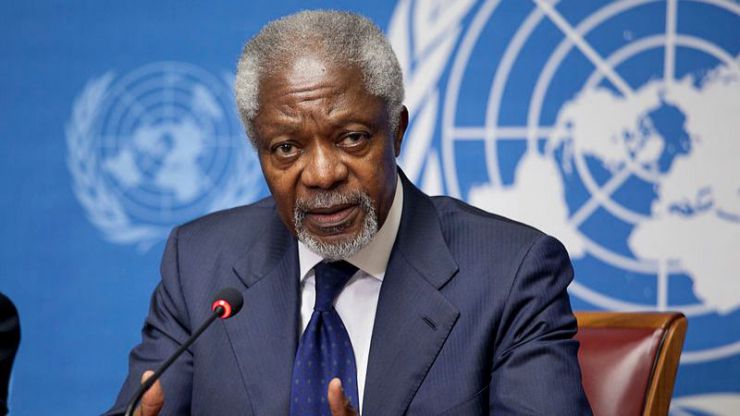 Ha muerto el ex secretario general de la ONU y Nobel de la Paz Kofi Annan