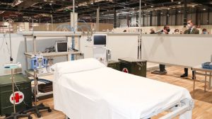 El Rey ensalza el Hospital de Ifema como 