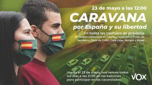 VOX convoca a "todos los españoles" a la 'Caravana por España y su Libertad'