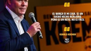 Así es Ronald Koeman, el nuevo entrenador del FC Barcelona