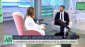Casado sobre la visita de Sánchez a Ayuso: 