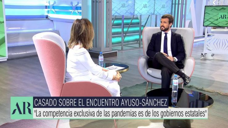 Casado sobre la visita de Sánchez a Ayuso: 'No viene a ayudar sino a informarse de lo que le compete'