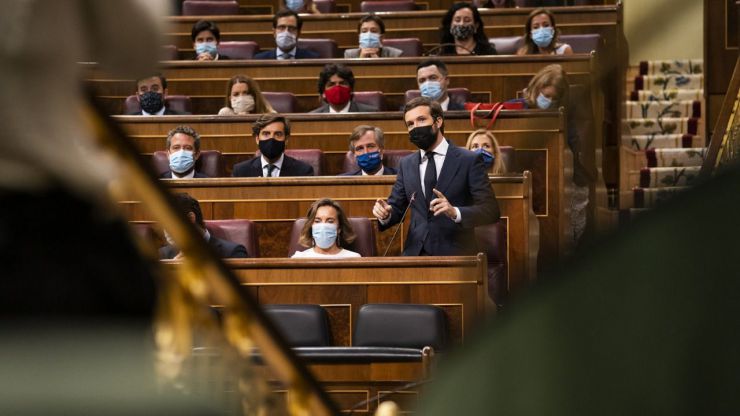 Casado a Sánchez: 'Lleva una deriva que roza los límites de lo que una democracia puede soportar'