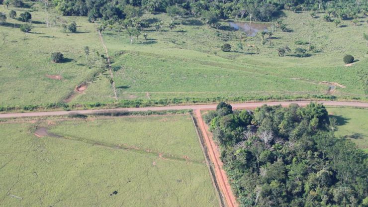 Vista aérea del área Severino Calazans, una de las zonas investigadas/Martti Pärssinen