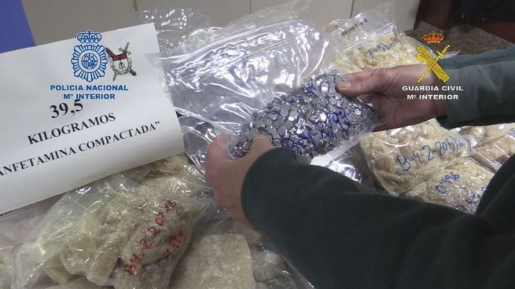 Golpe al narcotráfico en España con la mayor aprehensión de drogas sintéticas