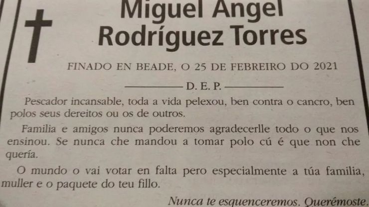 Un adiós viral