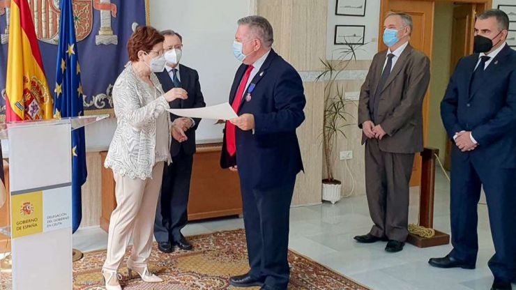 Entrega de condecoraciones al Mérito de Protección Civil en Ceuta