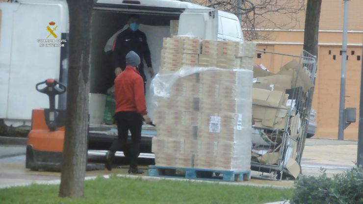 31 detenidos de dos organizaciones dedicadas al robo de camiones y naves industriales