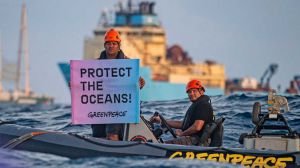 Greenpeace planta cara a la industria de la minería submarina en alta mar