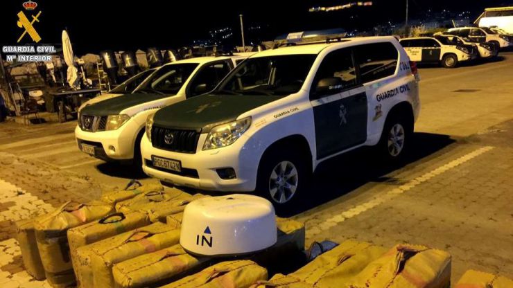 El SEMAR de Ceuta interviene 1.100 kilos de hachís
