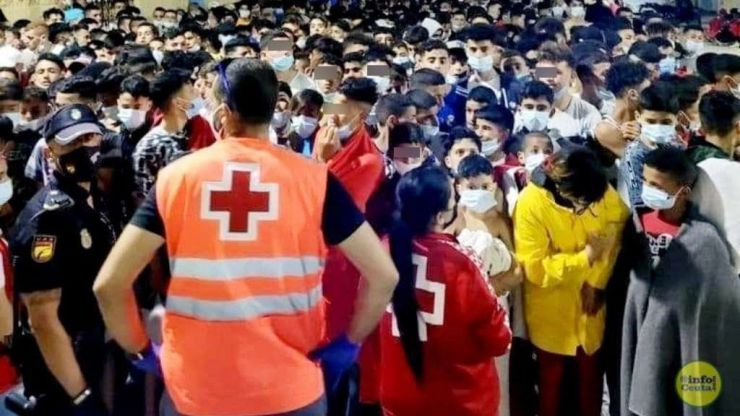 Irrisorio: Belarra solo propone acogida para 200 menores de los 1.500 migrados a Ceuta