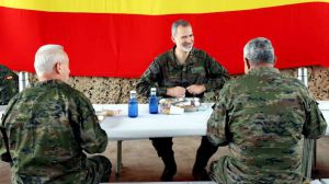 El Rey asiste al ejercicio de la Brigada Experimental 35 Defensa Colectiva de la OTAN