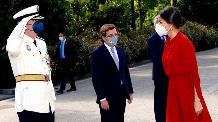 La reina Letizia presidió el acto de la festividad del patrón de la Policía Municipal de Madrid