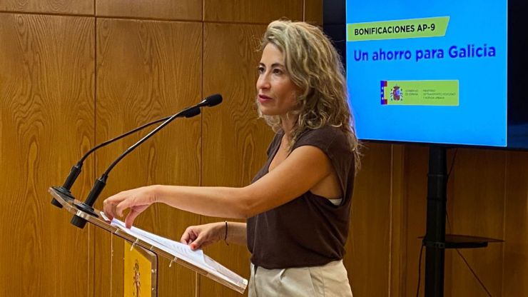 Raquel Sánchez: 'Vamos a llegar a tiempo con Galicia'