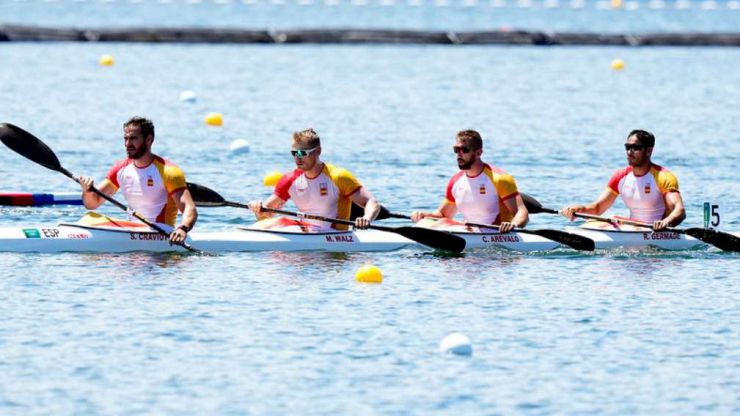 JJOO Piragüismo: Plata para el equipo español de K4