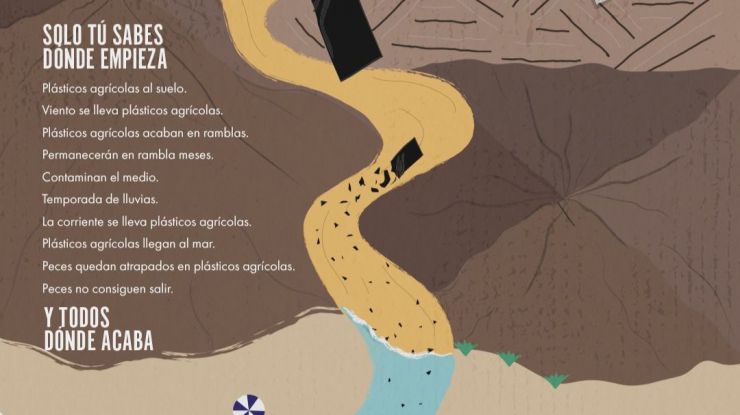 Puntos negros de abandono de residuos tras las lluvias torrenciales