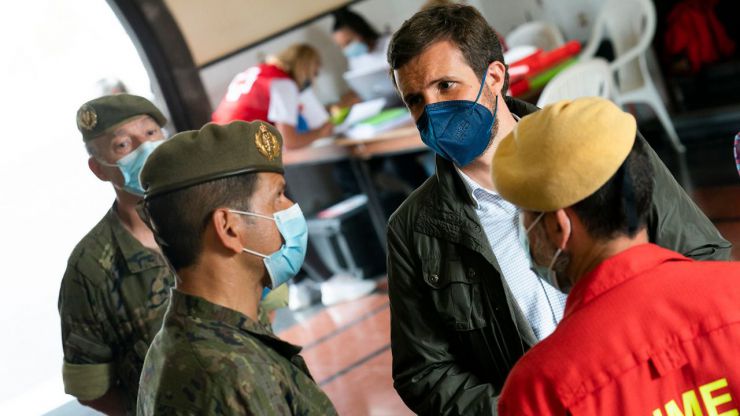 Casado atiza a Maroto: 'Lo sucedido en La Palma no es un espectáculo maravilloso'
