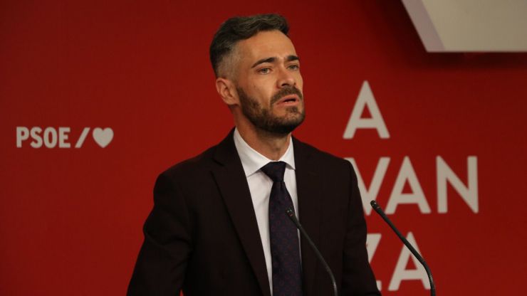 El portavoz del PSOE, Felipe Sicilia