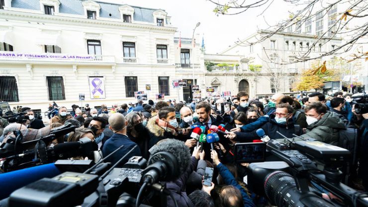 El líder de la Oposición, Pablo Casado