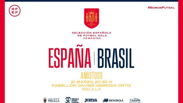 Fútbol Sala: La Selección Femenina se medirá a Brasil en Melilla