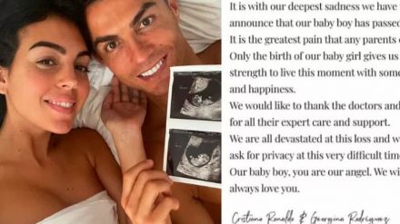 Cristiano y Georgina devastados por la pérdida de su hijo