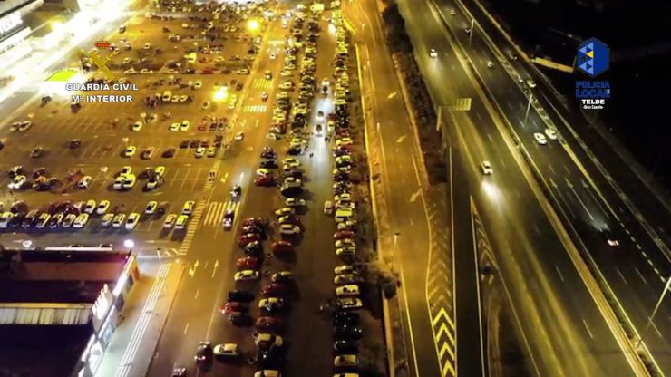 'A todo gas': Macro operación policial en Gran Canaria contra las carreras ilegales de coches