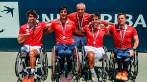 Subcampeones de la Copa del Mundo por Equipos de Tenis en Silla de Ruedas