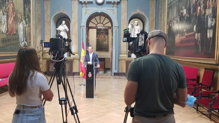 Maroto: 'Sánchez está muy incómodo en debatir con Feijóo'