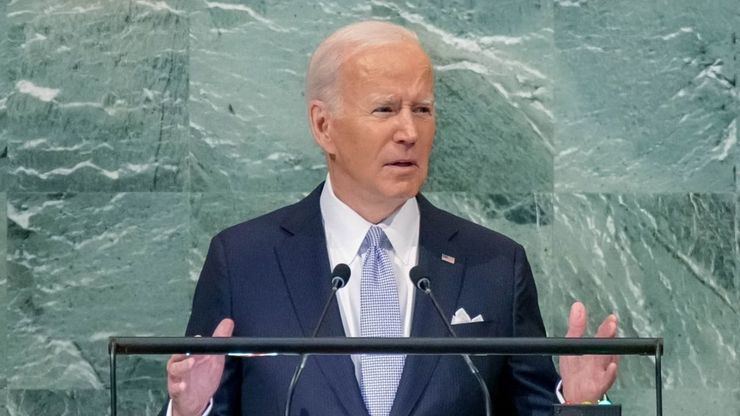 Biden alerta en la ONU de las intenciones de Rusia para borrar Ucrania del mapa