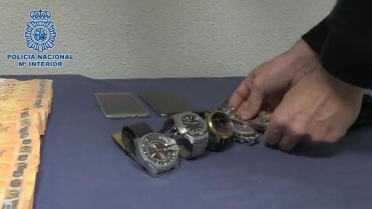 Cae un grupo criminal dedicado al robo de relojes de alta gama en el centro de Madrid