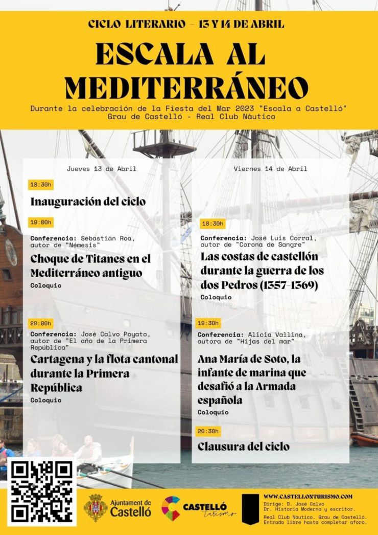 Ciclo literario 'Escala al Mediterráneo' en Castellón