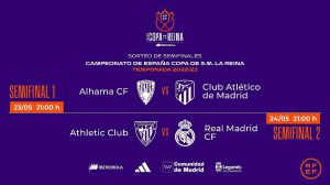 Copa de la Reina: Alhama-Atlético de Madrid y Athletic-Real Madrid