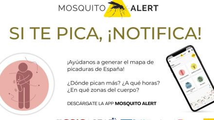 Sanidad apuesta por la app Mosquito Alert como herramienta de vigilancia