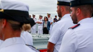 Robles pone en valor a la Armada antes de partir hacia su próxima misión de la OTAN