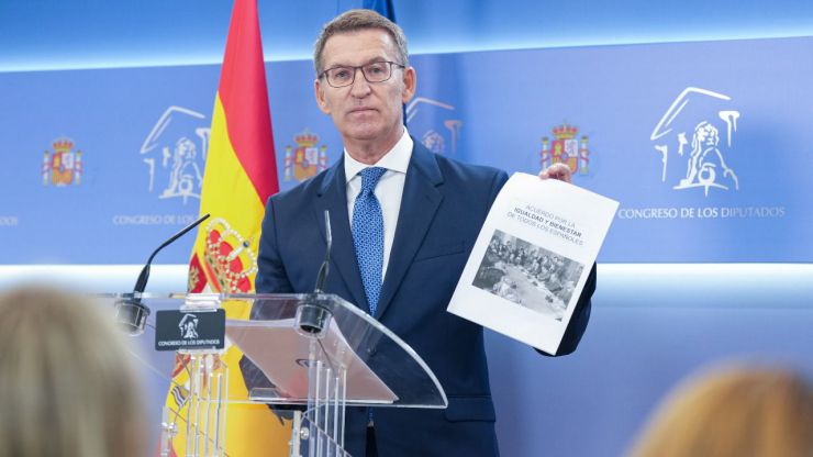 Esta ha sido la propuesta de Feijóo a Sánchez