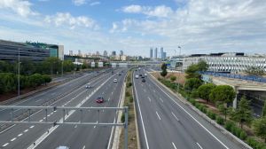 Más de 20 millones de vehículos circularon por la madrileña M-30 en agosto