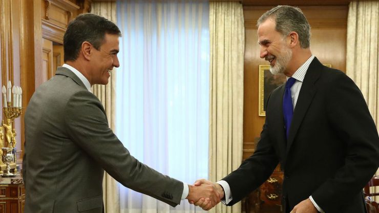 Pedro Sánchez, designado por el rey para la investidura
