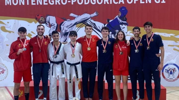 El Open de Montenegro de taekwondo se salda con 9 medallas para España