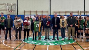 Homenaje al fundador y presidente del Club Balonmano Castellón