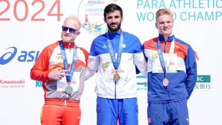 España consigue dos medallas en el quinto día del Mundial de Atletismo Paralímpico de Kobe