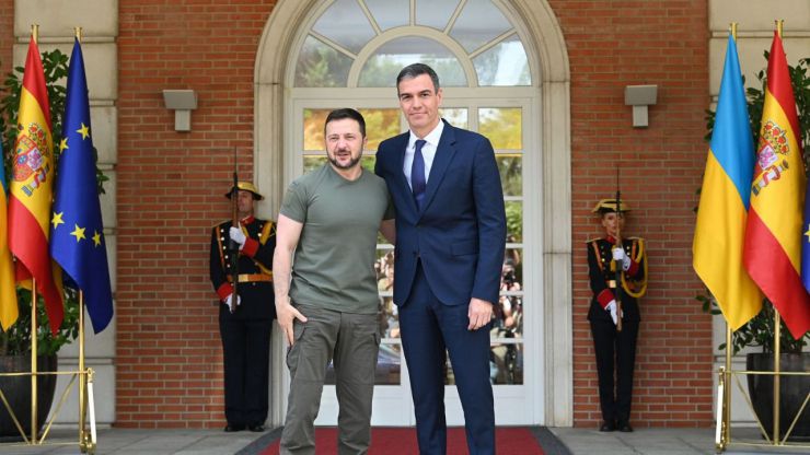 Sánchez firma con Zelenski una donación a Ucrania de 1.130 millones de euros
