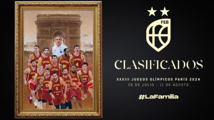 Baloncesto: España estará en París y Rudy en sus sextos Juegos Olímpicos