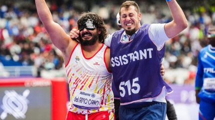 Bronce para Álvaro del Amo en lanzamiento de disco, su segunda medalla en París