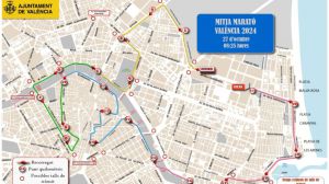 València prepara un dispositivo de tráfico para el medio maratón del domingo