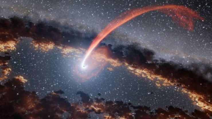 Científicos observan un estallido cósmico tras un agujero negro devorando una estrella