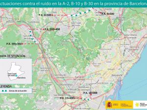 Aprobado plan para reducir el ruido en autovías de Barcelona