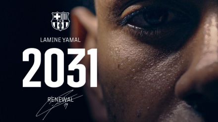 Lamine Yamal extiende su contrato con el Barcelona hasta 2031