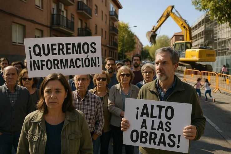 Vecinos de Madrid exigen al Ayuntamiento soluciones ante el desamiantado que les obliga a permanecer confinados