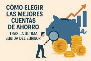 Cómo elegir las mejores cuentas de ahorro tras la última subida del euríbor